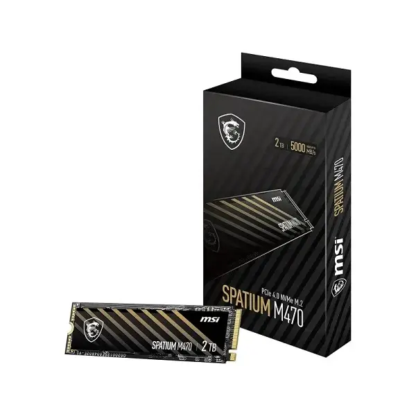 SSD M2 NVMe MSI SPATIUM M470 PRO 2TB GEN4 6.0GB par Sec